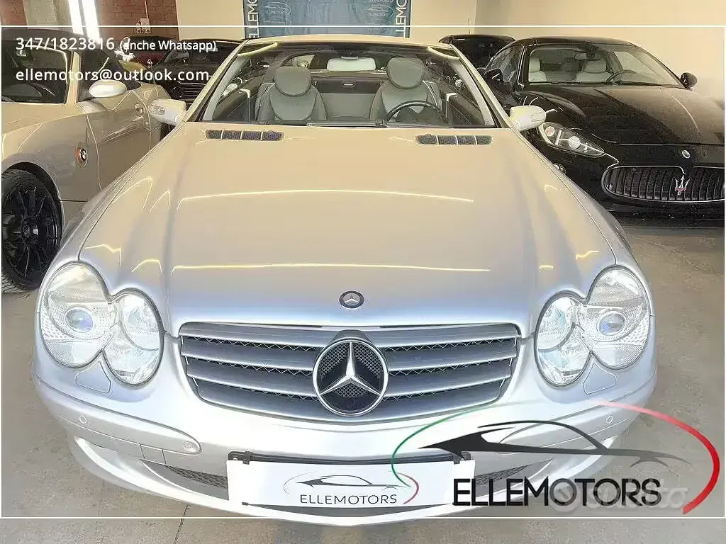 Käytetty Mercedes SL350 245 HP (180 kW) 2004 Hopea Avoauto