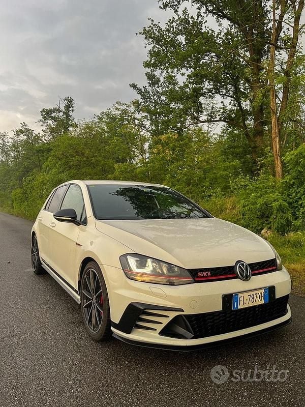 Usata VW Golf VII GTI Clubsport 265 CV (194 kW) 2017 Bianco Berlina