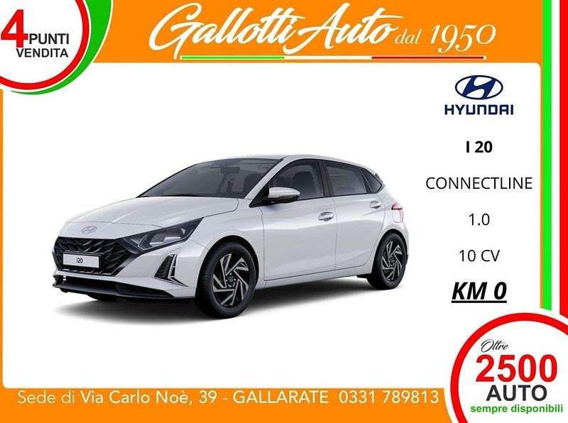 Nuova Hyundai i20 101 CV (74 kW) 2026 Atlas white Utilitaria