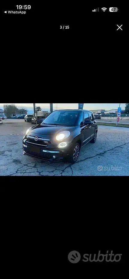 Usata Fiat 500L 120 CV (88 kW) 2020 Nero Monovolume