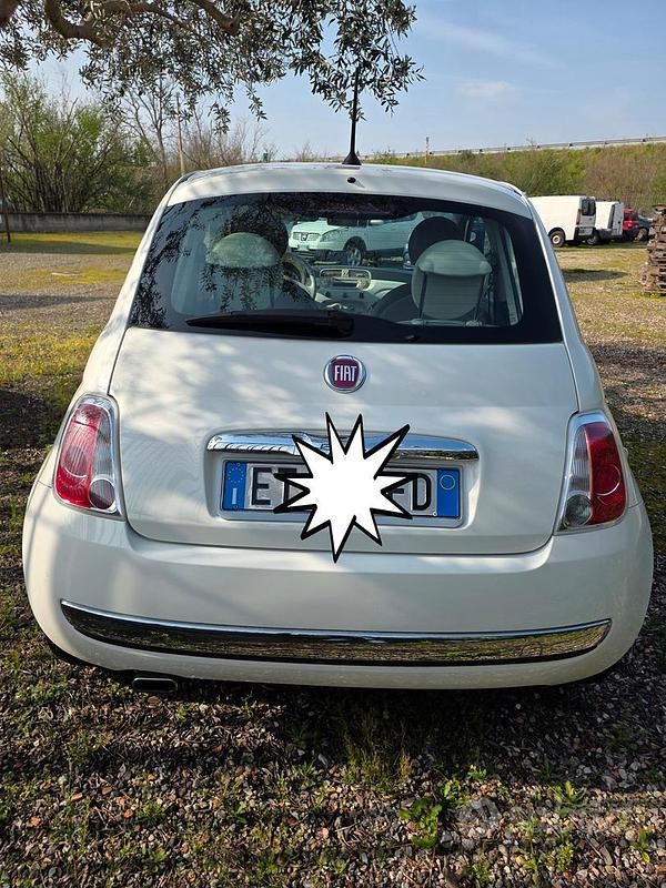 Usata Fiat 500 Lounge 95 CV (69 kW) 2014 Bianco Utilitaria