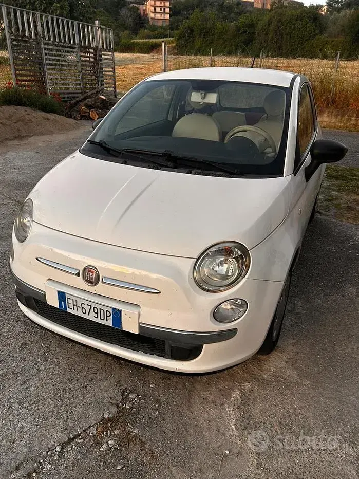 Usata Fiat 500 95 CV (69 kW) 2011 Bianco Berlina