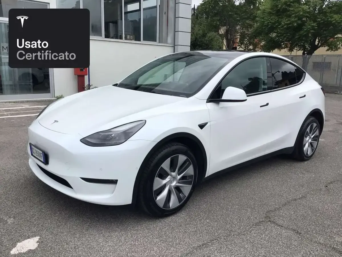 Usata Tesla Model Y Long Range AWD 258 kW (351 CV) 2022 Pearl white multicoat SUV