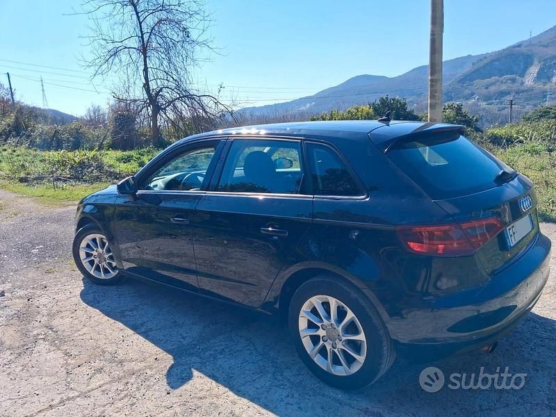 Usata Audi A3 Attraction 110 CV (80 kW) 2014 Nero Berlina