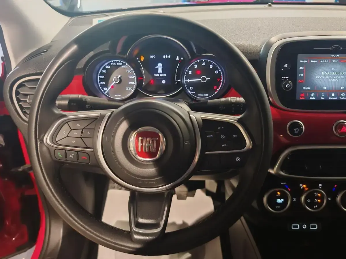 Usata Fiat 500X Cross 120 CV (88 kW) 2019 Rosso SUV