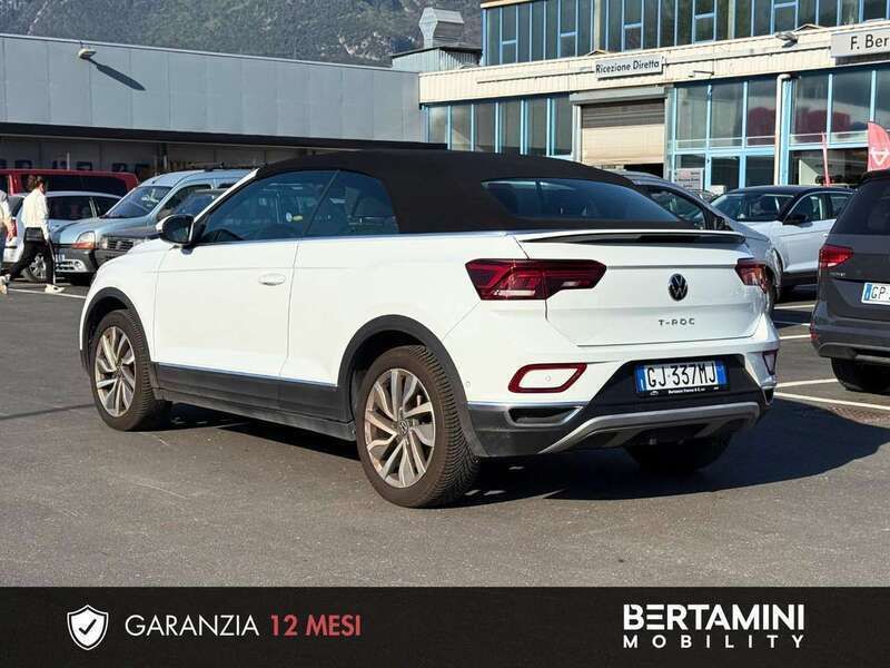 Usata VW T-Roc Style 110 CV (80 kW) 2022 Bianco SUV