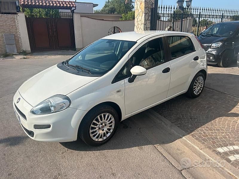 Usata Fiat Punto Lounge 77 CV (56 kW) 2014 Bianco Berlina