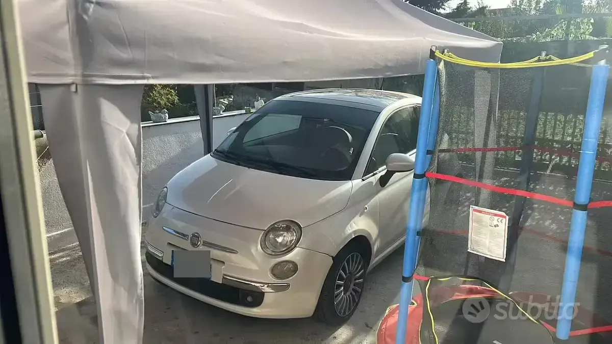 Usata Fiat 500 100 CV (73 kW) 2007 Bianco Berlina