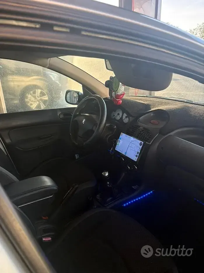 Usata Peugeot 206 88 CV (64 kW) 2009 Grigio Berlina