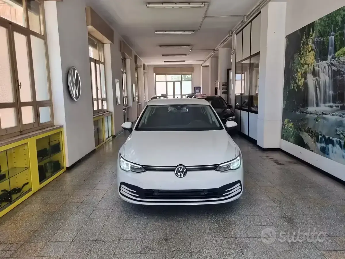 Usata VW Golf VIII Life 131 CV (96 kW) 2023 Bianco Berlina