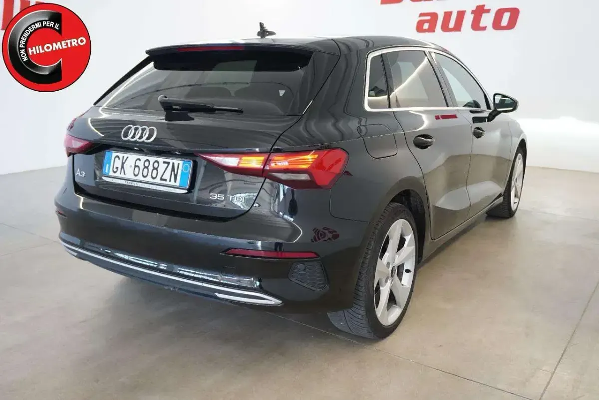 Usata Audi A3 Advanced 150 CV (110 kW) 2022 Nero Berlina