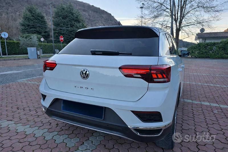Usata VW T-Roc Advance 116 CV (85 kW) 2018 Bianco SUV