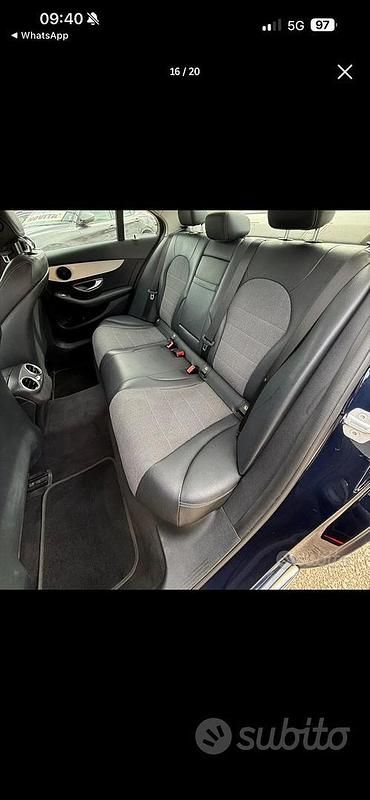 Usata Mercedes C220 Premium Plus 170 CV (125 kW) 2018 Blu Berlina