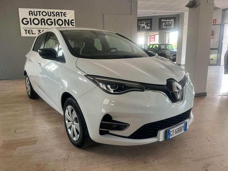 Usata Renault Zoe Life 50 kW (69 CV) 2022 Bianco Utilitaria