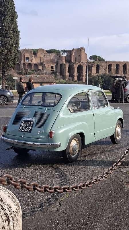 Usata Fiat 600 22 CV (16 kW) 1955 Verde Berlina