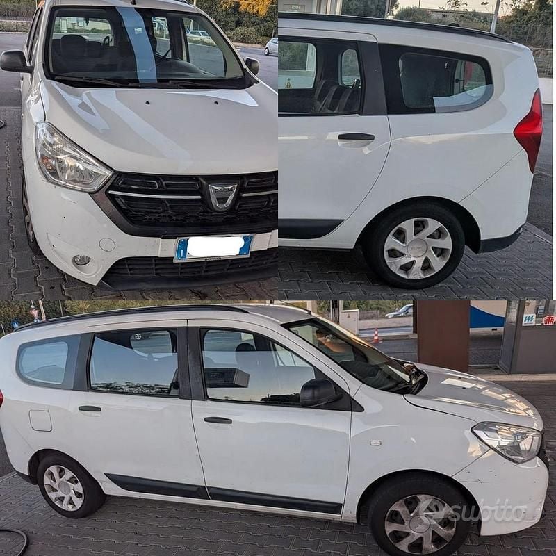 Usata Dacia Lodgy 110 CV (80 kW) 2017 Bianco Monovolume