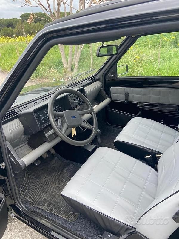 Usata Fiat Panda 1988 Nero Utilitaria