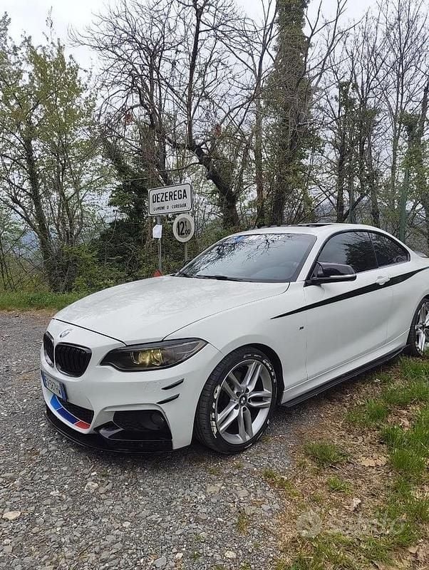 Usata BMW 220 190 CV (139 kW) 2014 Bianco Coupé