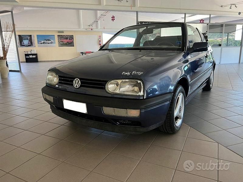 Usata VW Golf Cabriolet 75 CV (55 kW) 1994 Blu/azzurro Cabrio