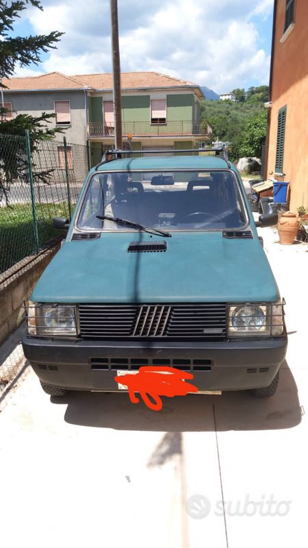 Usata Fiat Panda 4x4 50 CV (36 kW) 1992 Verde Utilitaria