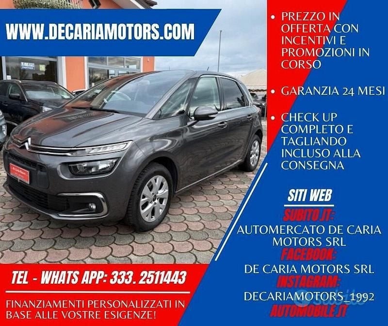 Usata Citroën C4 SpaceTourer Business Class 131 CV (96 kW) 2019 Grigio Monovolume