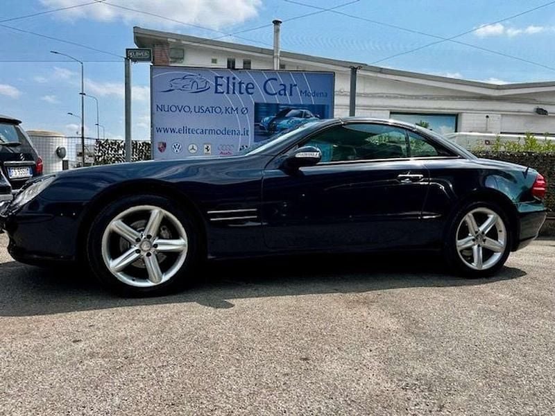 Usata Mercedes SL350 245 CV (180 kW) 2003 Blu Cabrio