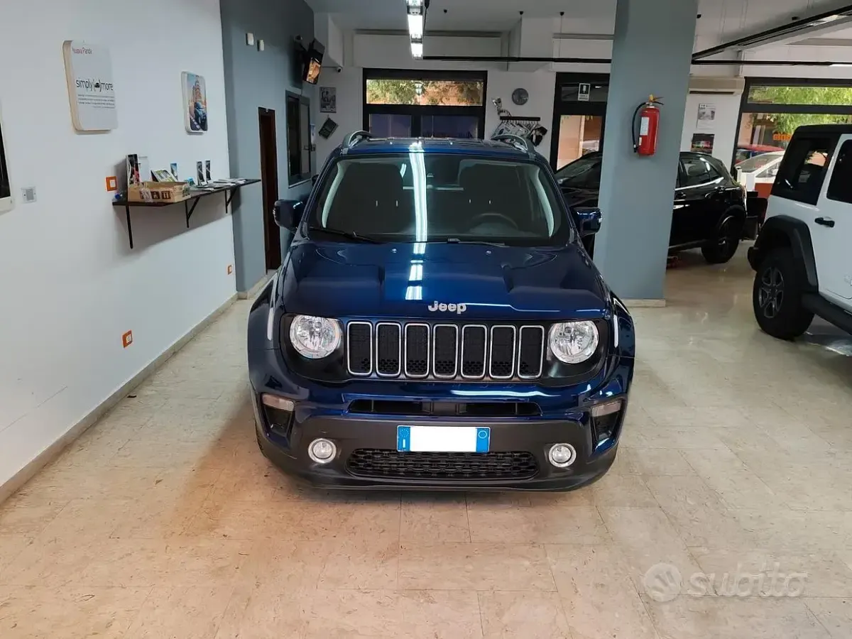 Usata Jeep Renegade Longitude 120 CV (88 kW) 2020 Blu metallizzato SUV