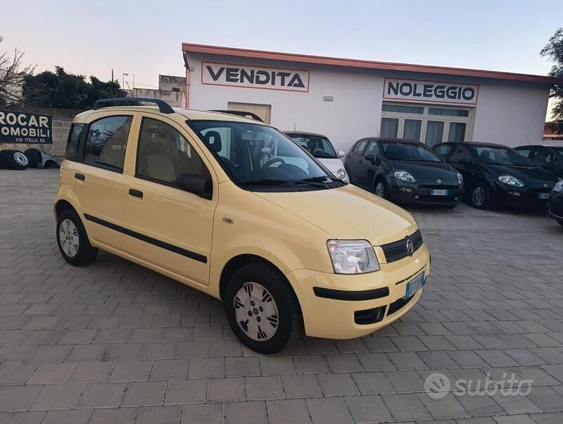 Usata Fiat Panda 60 CV (44 kW) 2007 Giallo Utilitaria