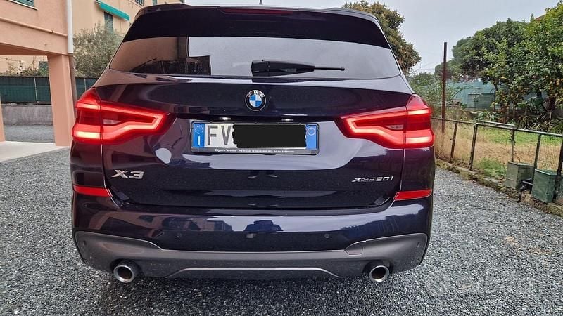Usata BMW X3 M Sport 184 CV (135 kW) 2019 Blu/azzurro SUV