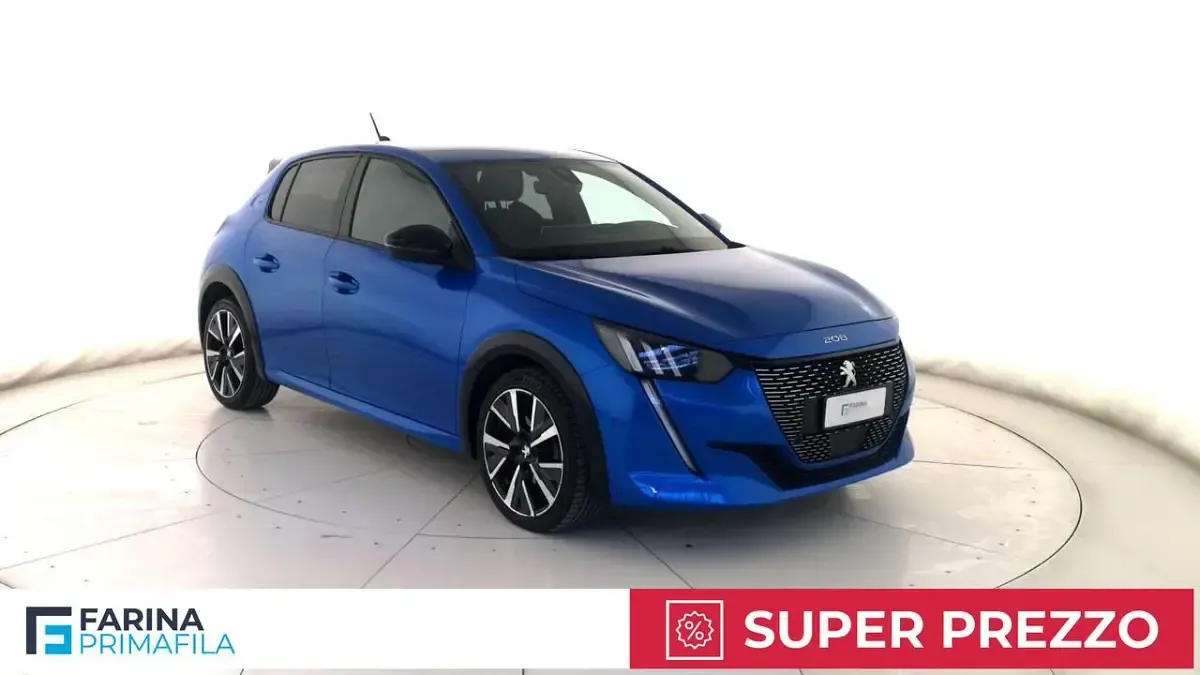 Usata Peugeot 208 GT 131 CV (96 kW) 2021 Blu Utilitaria