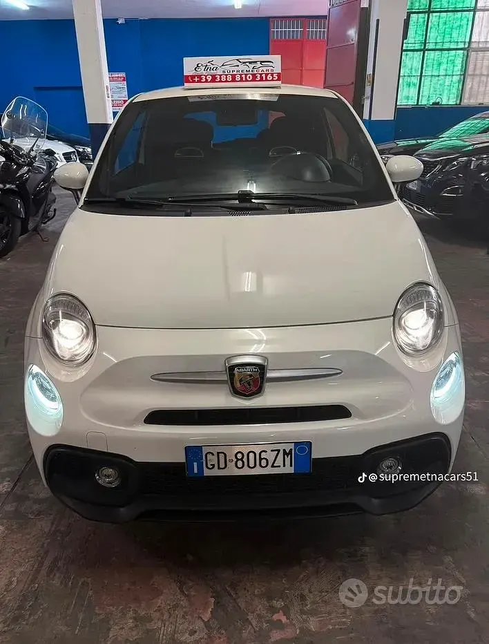 Usata Abarth 595 145 CV (106 kW) 2021 Bianco Coupé