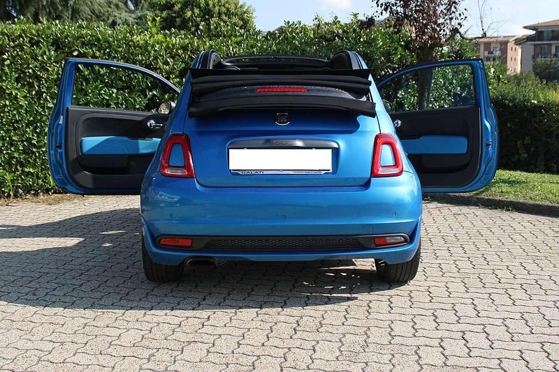 Usata Fiat 500C Sport 105 CV (77 kW) 2016 Blu/azzurro(met.) Cabrio