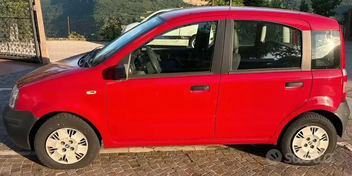 Usata Fiat Panda 2008 Rosso Utilitaria