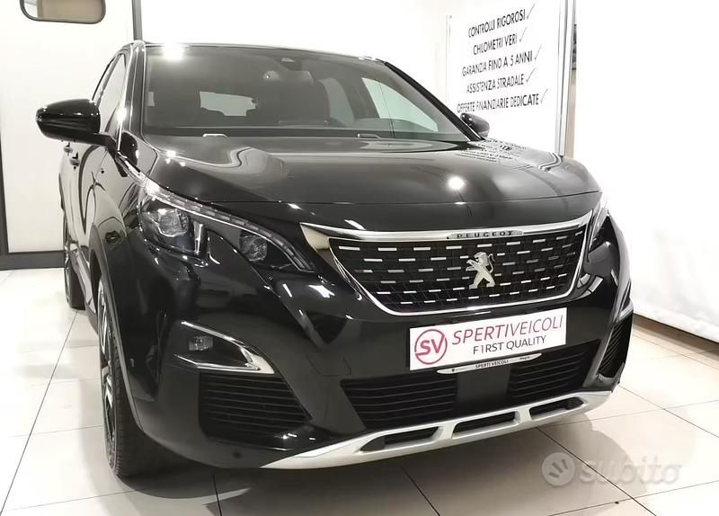Usata Peugeot 3008 GT-line 130 CV (95 kW) 2018 Nero SUV