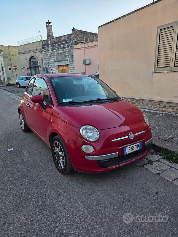 Usata Fiat 500 2012 Rosso Utilitaria
