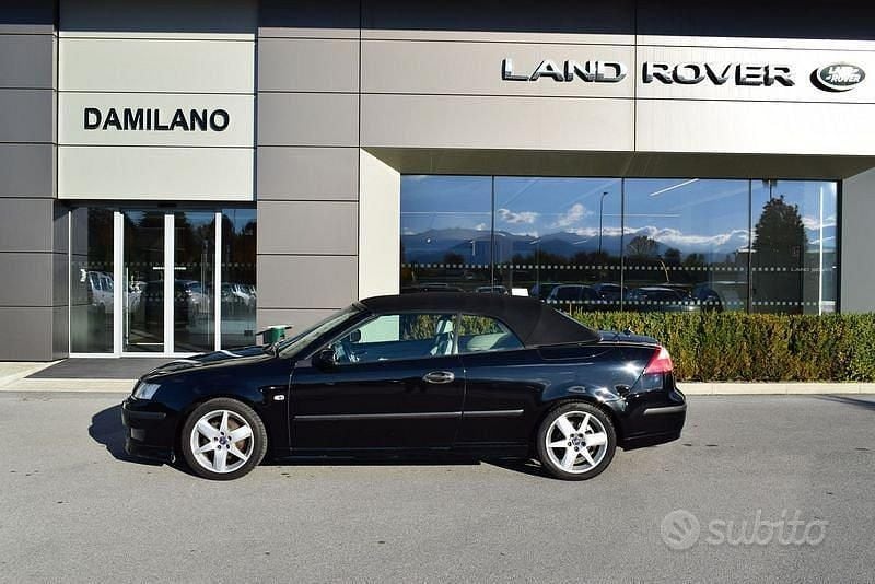 Usata Saab 9-3 Cabriolet 175 CV (128 kW) 2003 Nero Cabrio