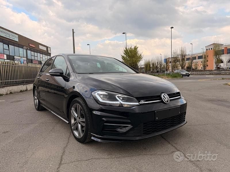 Usata VW Golf VII R-line 150 CV (110 kW) 2017 Nero Berlina
