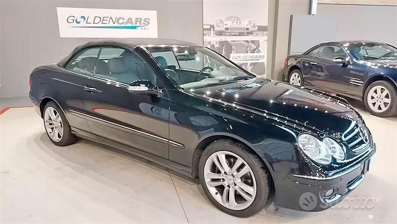Usata Mercedes CLK200 Avantgarde 163 CV (119 kW) 2006 Nero Cabrio
