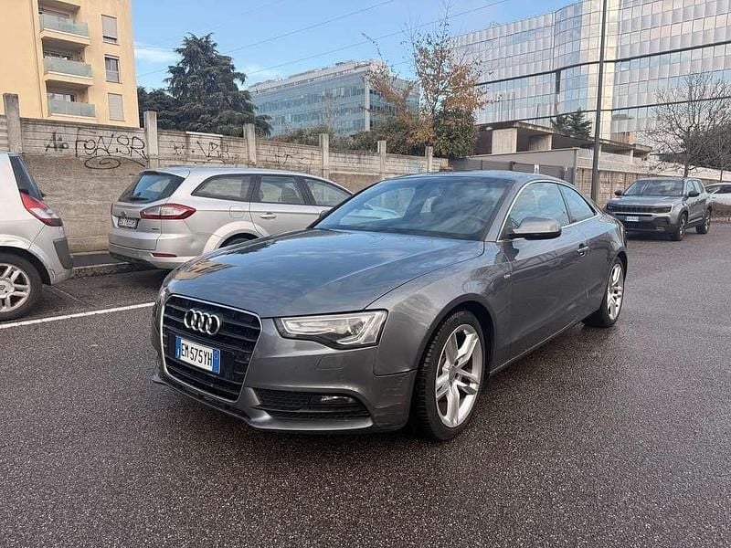 Usata Audi A5 S-Line 177 CV (130 kW) 2013 Argento Coupé