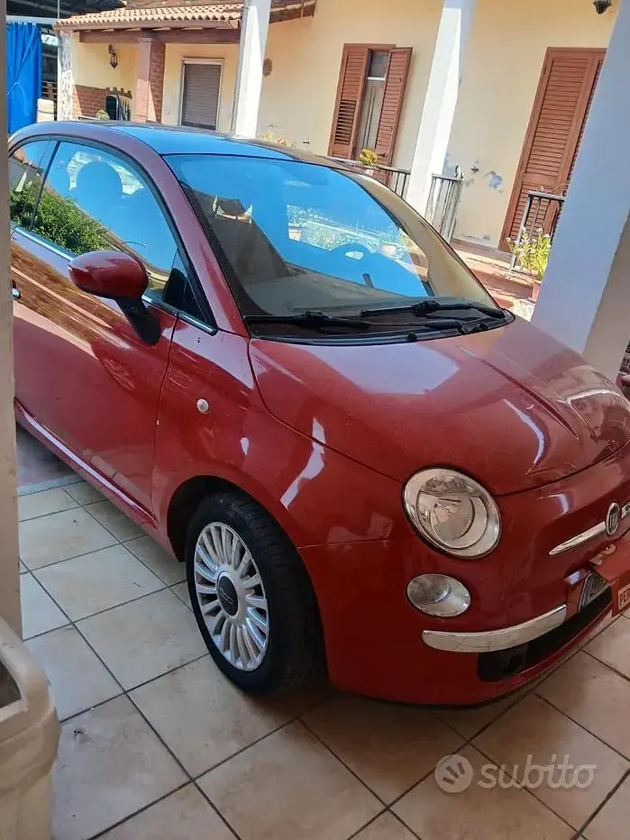 Usata Fiat 500 69 CV (50 kW) 2014 Rosso Utilitaria