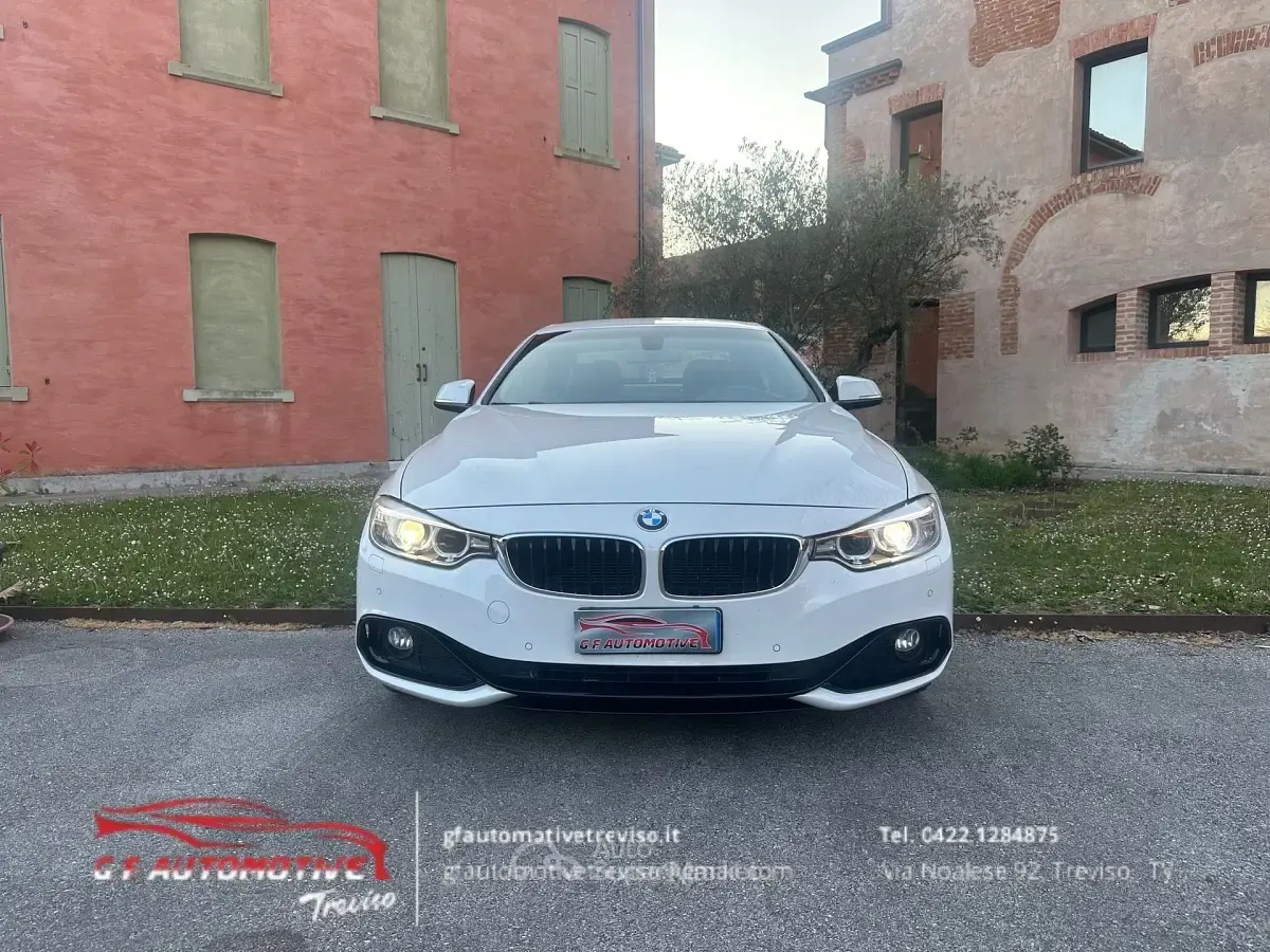 Usata BMW 430 Cabriolet Sport Line 184 CV (135 kW) 2015 Bianco Cabrio