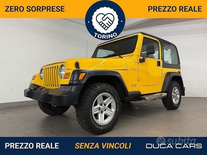 Usata Jeep Wrangler Sport 120 CV (88 kW) 1999 Giallo SUV