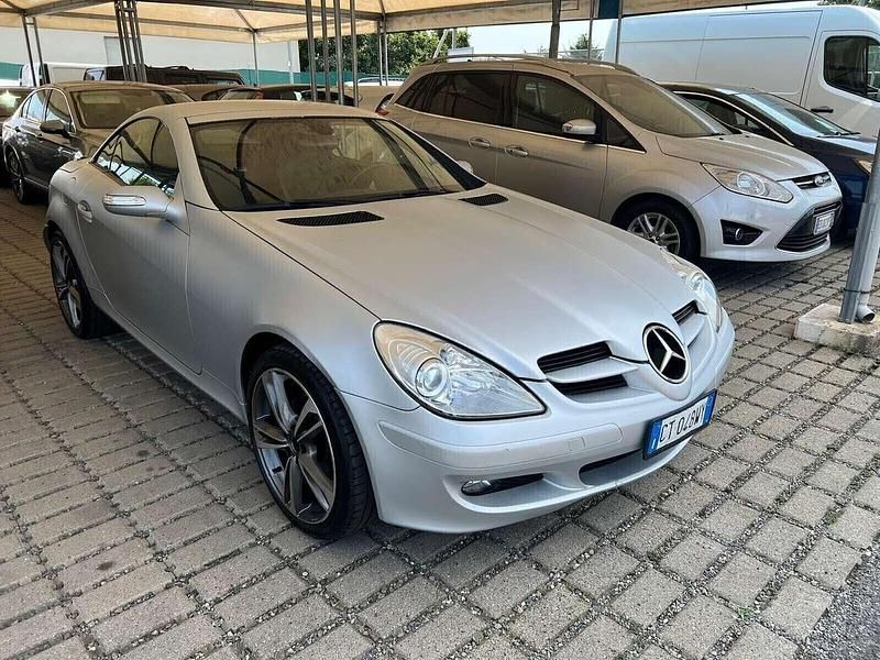 Usata Mercedes SLK200 163 CV (119 kW) 2005 Grigio Cabrio