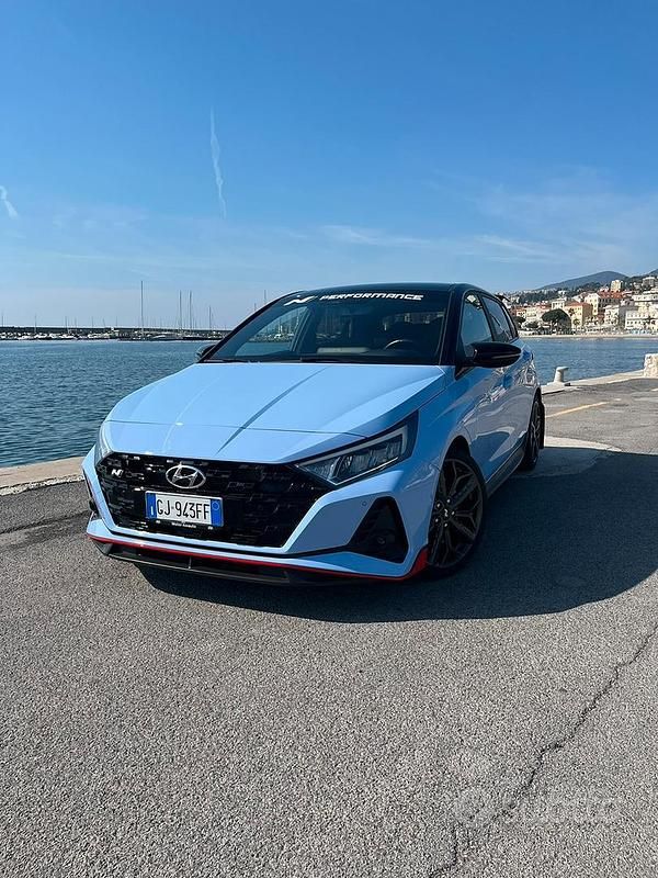 Usata Hyundai i20 N Performance 204 CV (150 kW) 2022 Blu Utilitaria