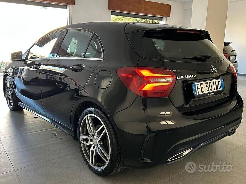 Usata Mercedes A160 Premium 89 CV (65 kW) 2016 Nero Berlina