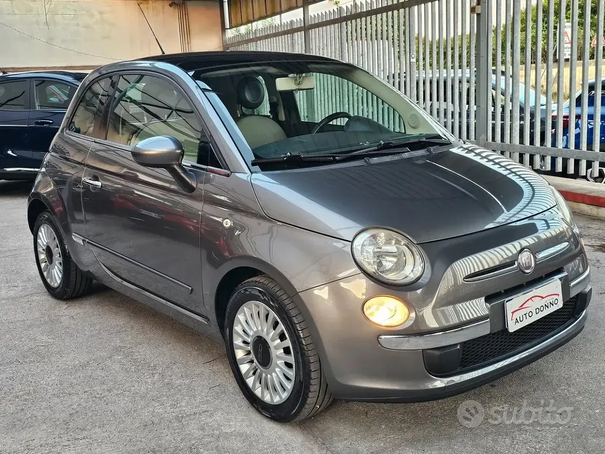 Usata Fiat 500 Lounge 69 CV (50 kW) 2010 Grigio Utilitaria