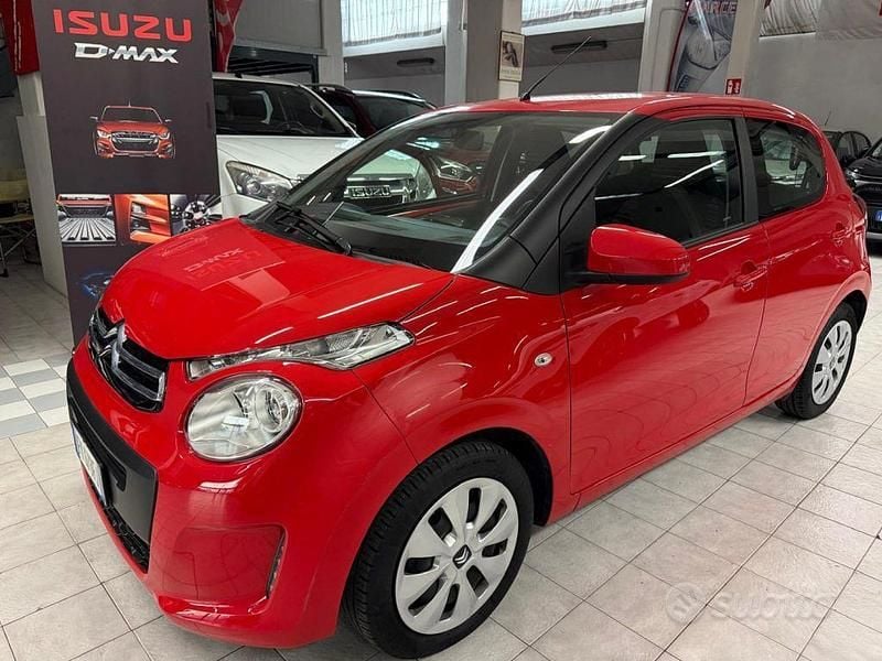 Usata Citroën C1 Feel 72 CV (52 kW) 2019 Rosso Utilitaria