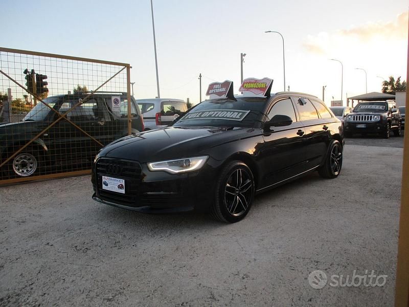 Nero Usata 2014 Audi A6 Station wagon | 10.900 € (Buon prezzo) - Immagine 1/4