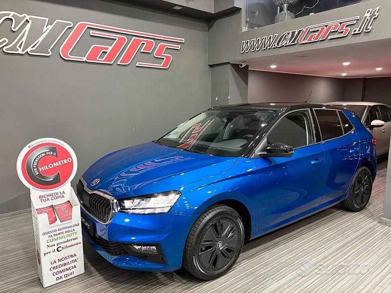 Nuova Skoda Fabia 116 CV (85 kW) 2025 Blu Utilitaria