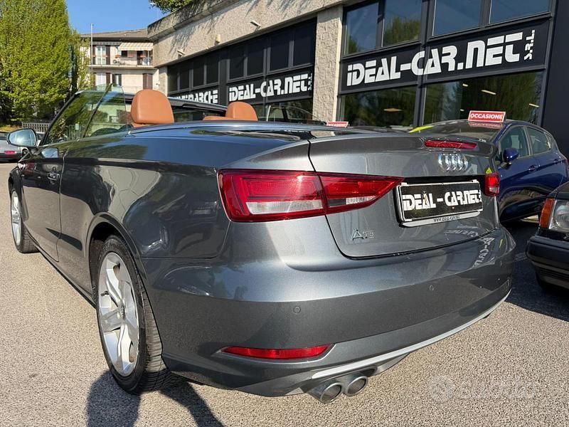 Usata Audi A3 Cabriolet Sport 150 CV (110 kW) 2018 Grigio Cabrio
